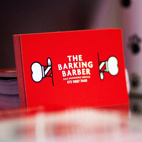 Barking Barber Business Cards